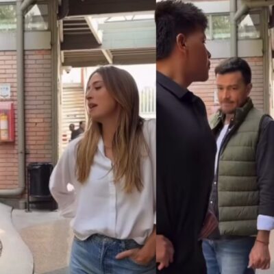 El video del enfrentamiento entre Emiro Navarro y Verónica Orozco