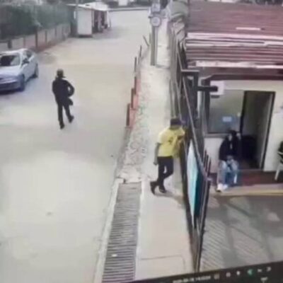 ataque en el set de Sin senos si hay paraíso
