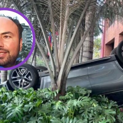 Hijo del conductor del carro que cayó desde el segundo piso en El Nogal reveló la hipótesis de lo sucedido