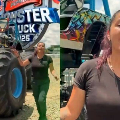video conductora Monster Truck