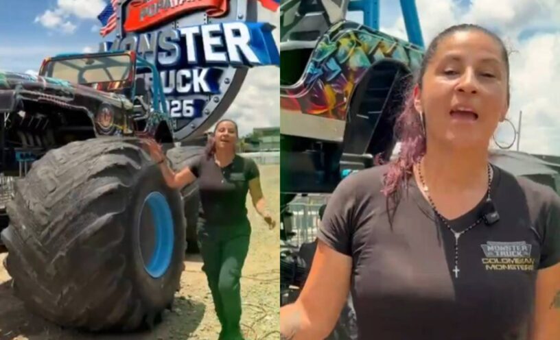 video conductora Monster Truck