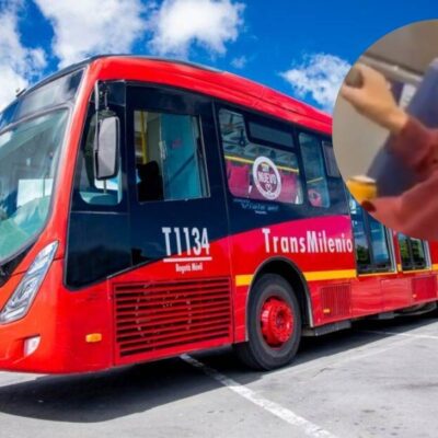 hombre amenazó en Transmilenio