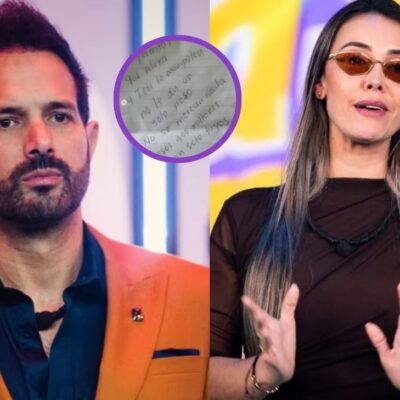 ¿Qué decía el papel que Manuela Gómez le entregó a Alejandro Estrada tras ganar 'La casa de los famosos Colombia 3'?