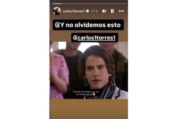 Reacción de Carlos Torres al embarazo de Lina Tejeiro