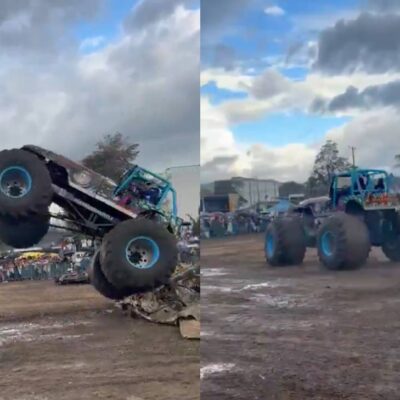 permisos accidente Monster Truck