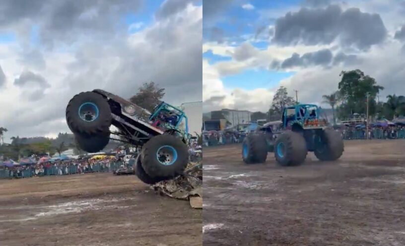 permisos accidente Monster Truck