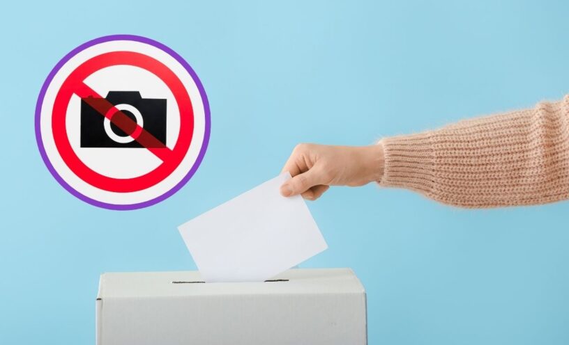 Tomarle foto al voto podría salirle caro