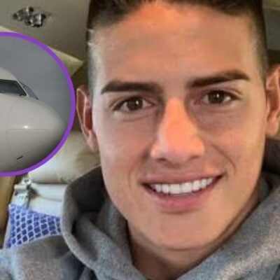 James Rodríguez vivió momentos de tensión antes de despegar: el avión presentó una falla mecánica
