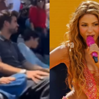 La reacción de Piqué al ver a Shakira en el show de medio tiempo