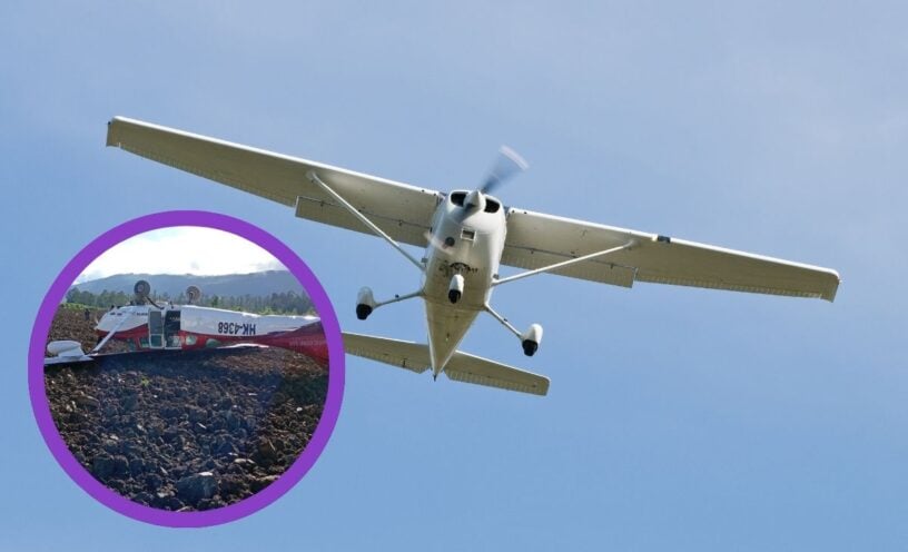 Esto se sabe del accidente aéreo de una avioneta en Gachancipá- Cundinamarca