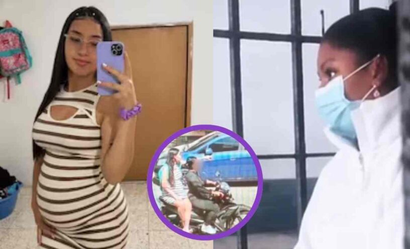 Yulieth Angulo entrando a la cárcel