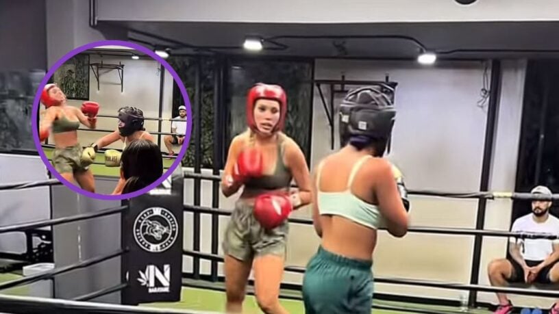 Andrea Valdiri golpeó a Alexa Torres