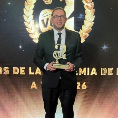 Carlos Javier Méndez fue elegido como Mejor voz internacional de locución comercial
